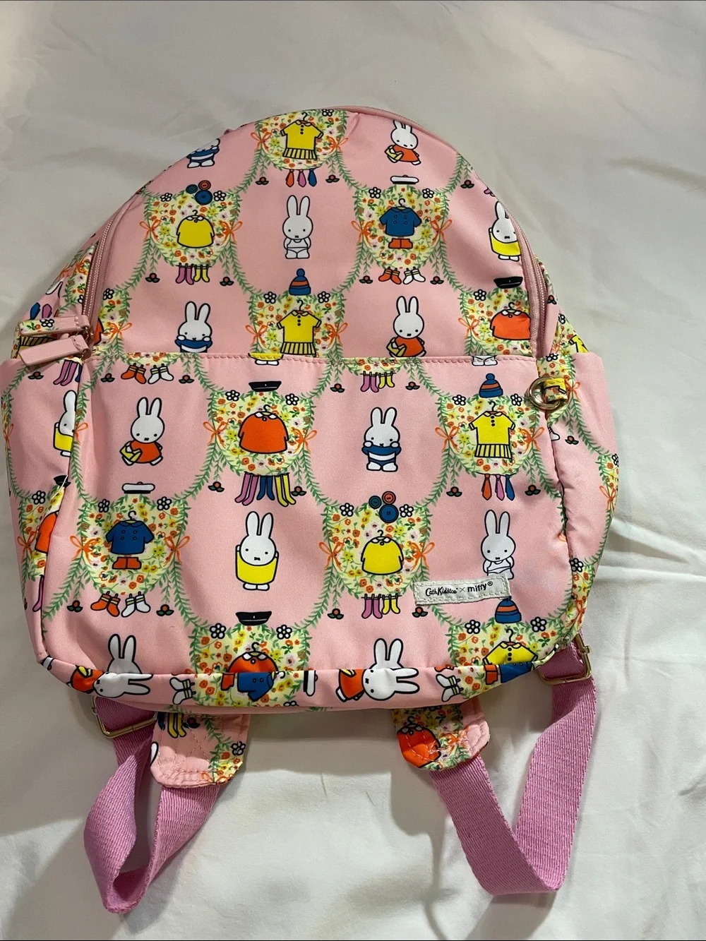 Cath Kidston Pink Miffy Pattern Kids Backpack